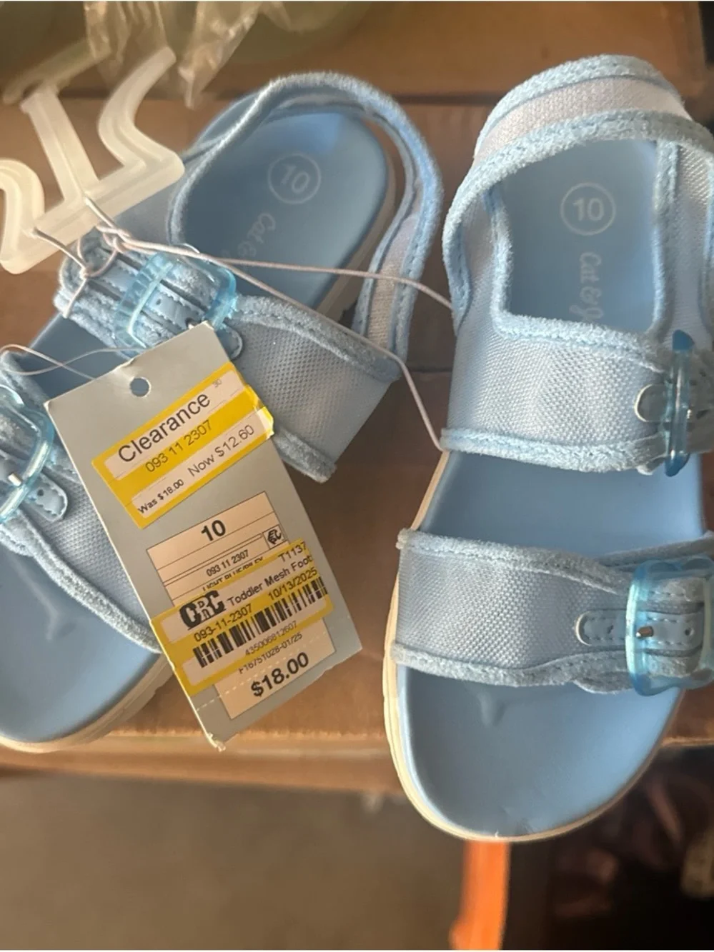 Cat & Jack Braided Double-Strap Slide Sandals — Ivory‎